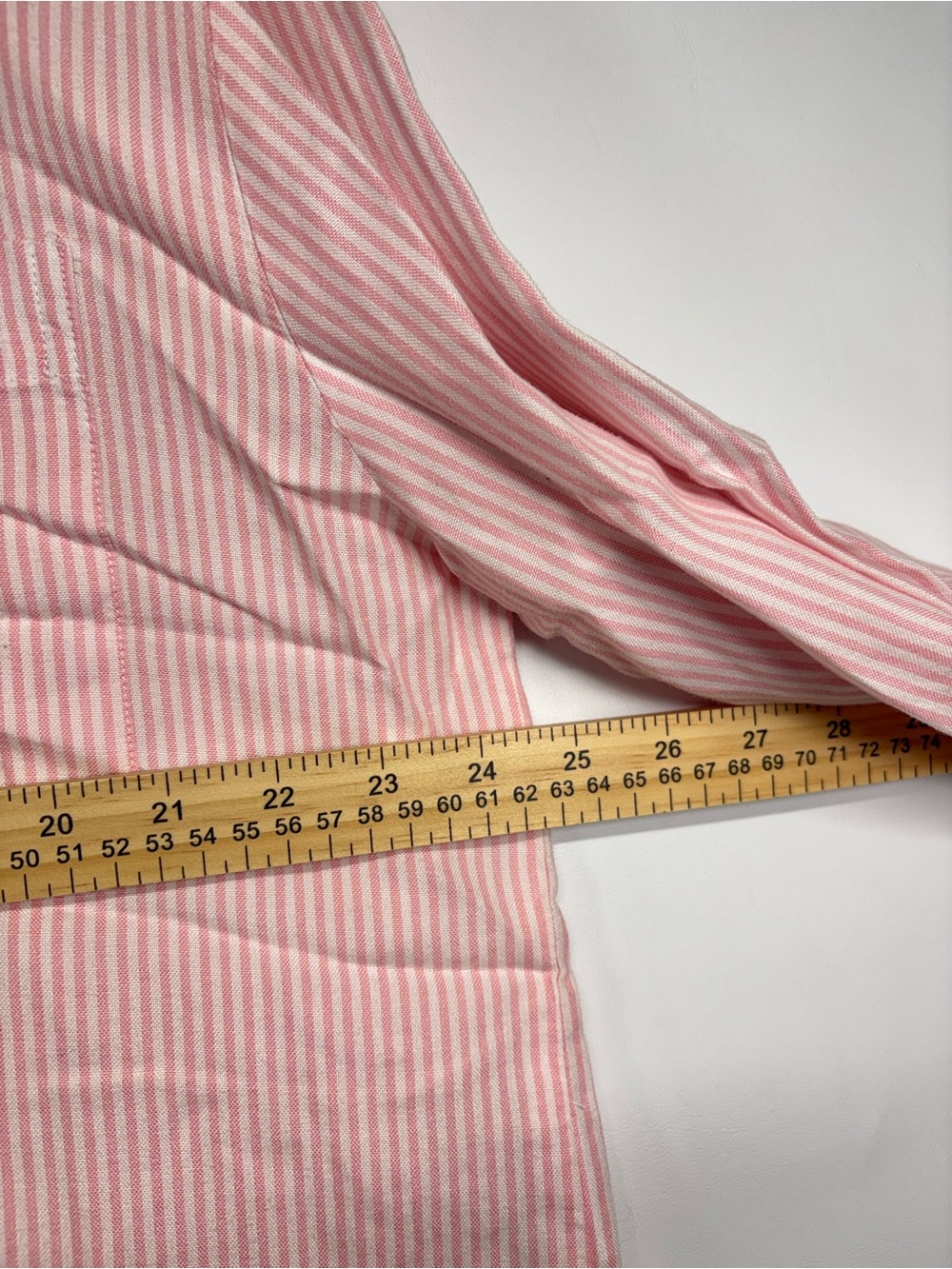 ✨Lola River Pink Stripe Casual Button-Down Shirt Size XL - Picture 10 of 11